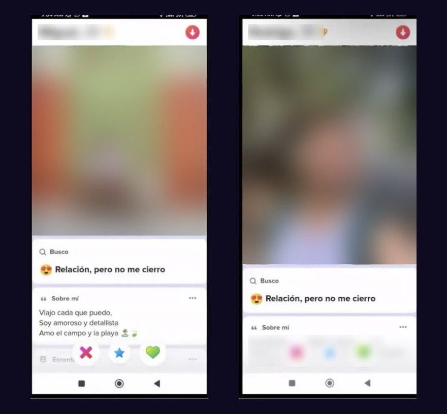Análisis de perfiles reales de una app de citas